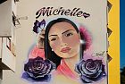 Il murales in memoria di Michelle Causo