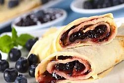 Strudel vegano con golosa farcitura ai mirtilli