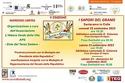 I Sapori del Grano - V edizione: pane, vino ed olio, i tre cibi sacri...