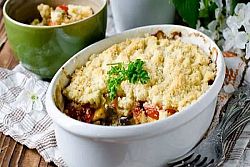 Ricetta del crumble di verdure: come si prepara il contorno croccante