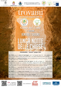 La lunga notte delle Chiese: TROVAMI – I° edizione