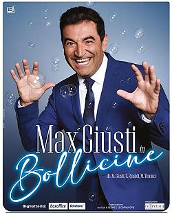 Max Giusti porta in Sardegna il suo show “Bollicine”