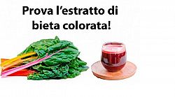 Prova l'estratto di bieta colorata